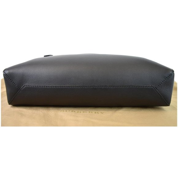 BURBERRY Ainsworth Leather Briefcase Bag Black - Picture 9 of 12